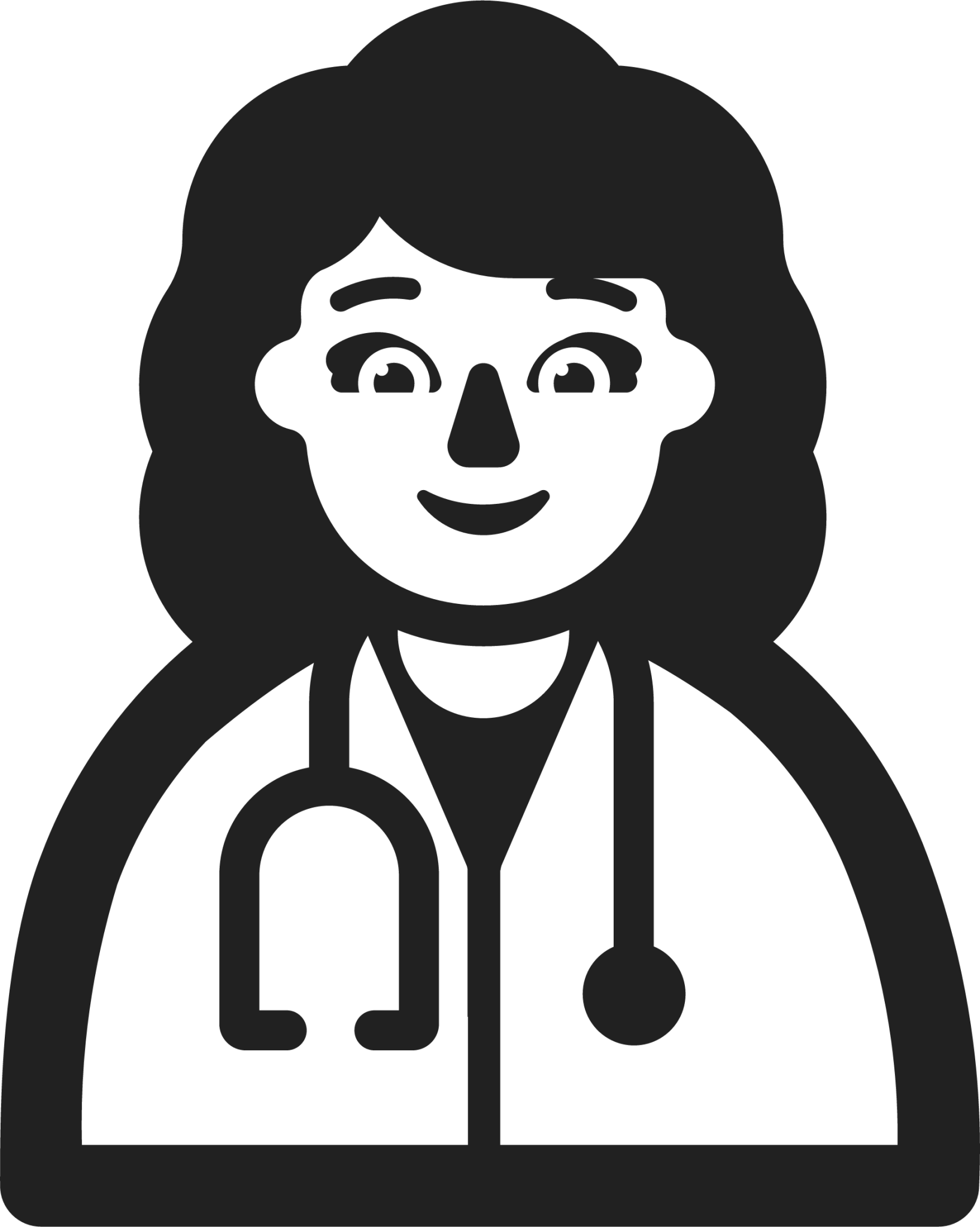 woman health worker emoji