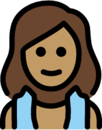 woman in steamy room: medium skin tone emoji