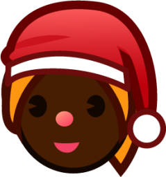 woman in stocking cap (black) emoji