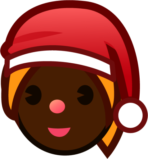 woman in stocking cap (black) emoji