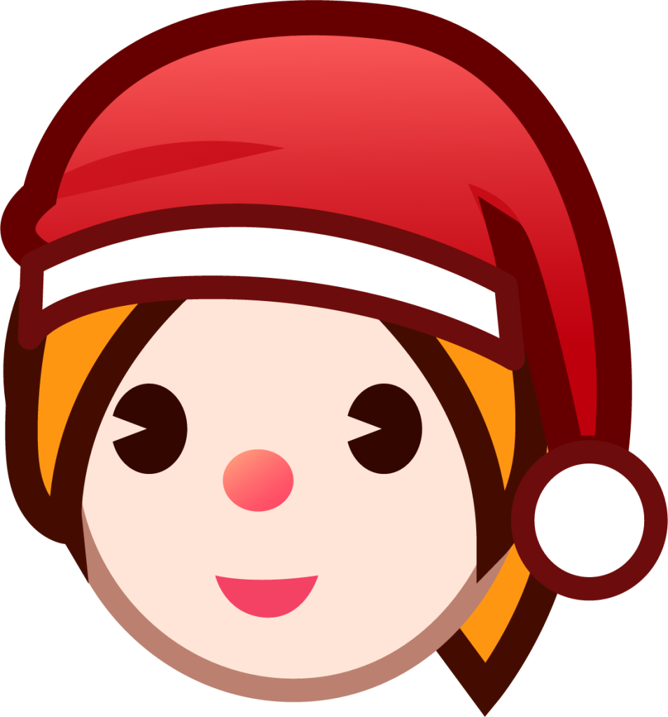 woman in stocking cap (white) emoji