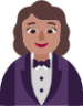 woman in tuxedo medium emoji