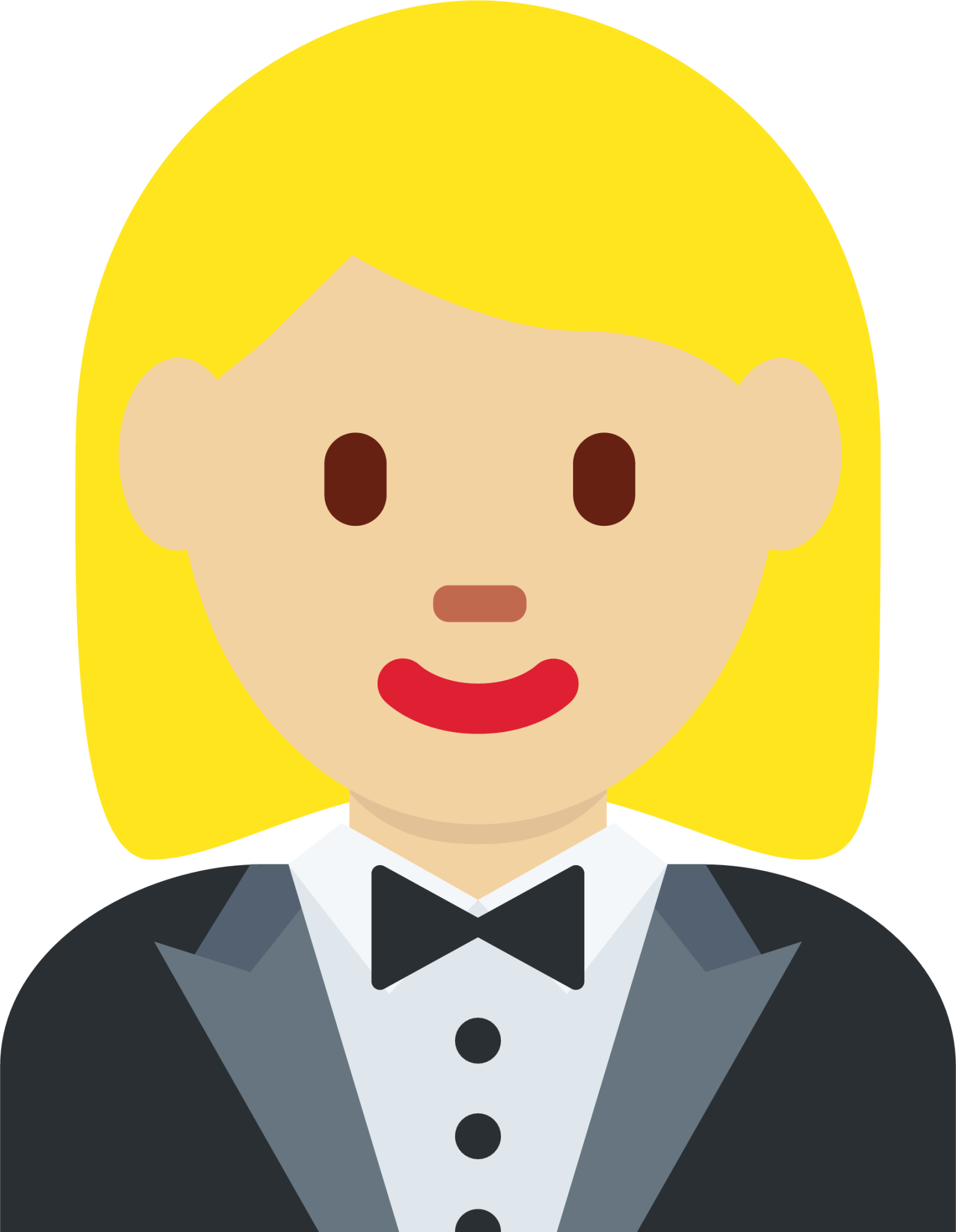 woman in tuxedo: medium-light skin tone emoji