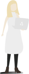 woman in white dress standing illustration
