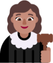 woman judge medium emoji