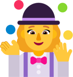 woman juggling default emoji
