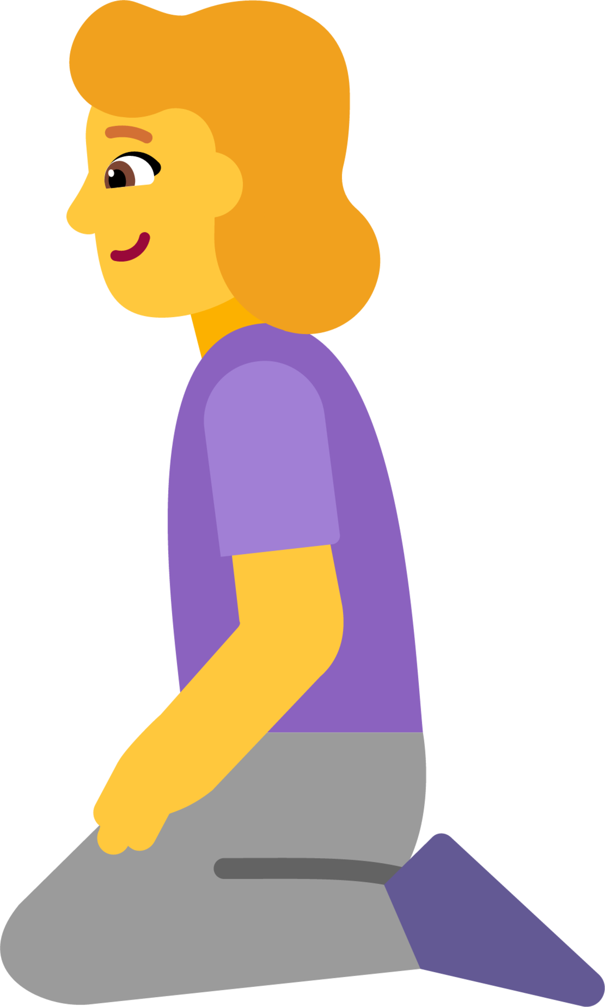 woman kneeling default emoji