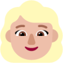 woman medium light emoji
