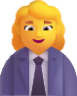 woman office worker default emoji
