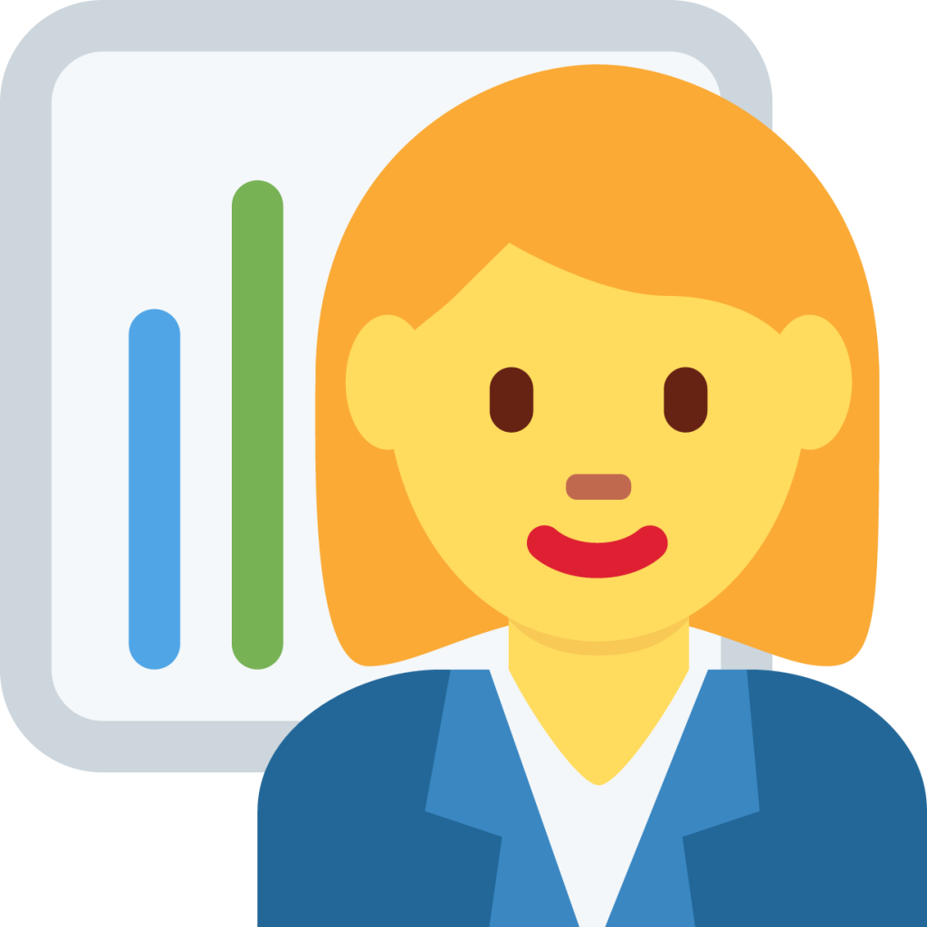 woman office worker emoji