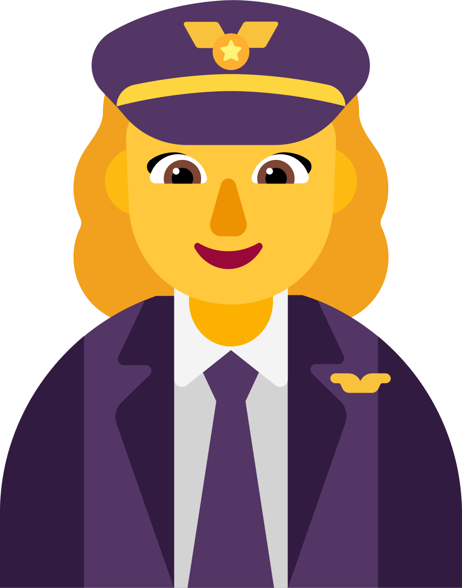 woman pilot default emoji