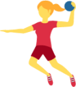 woman playing handball emoji
