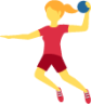 woman playing handball emoji