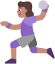 woman playing handball medium emoji