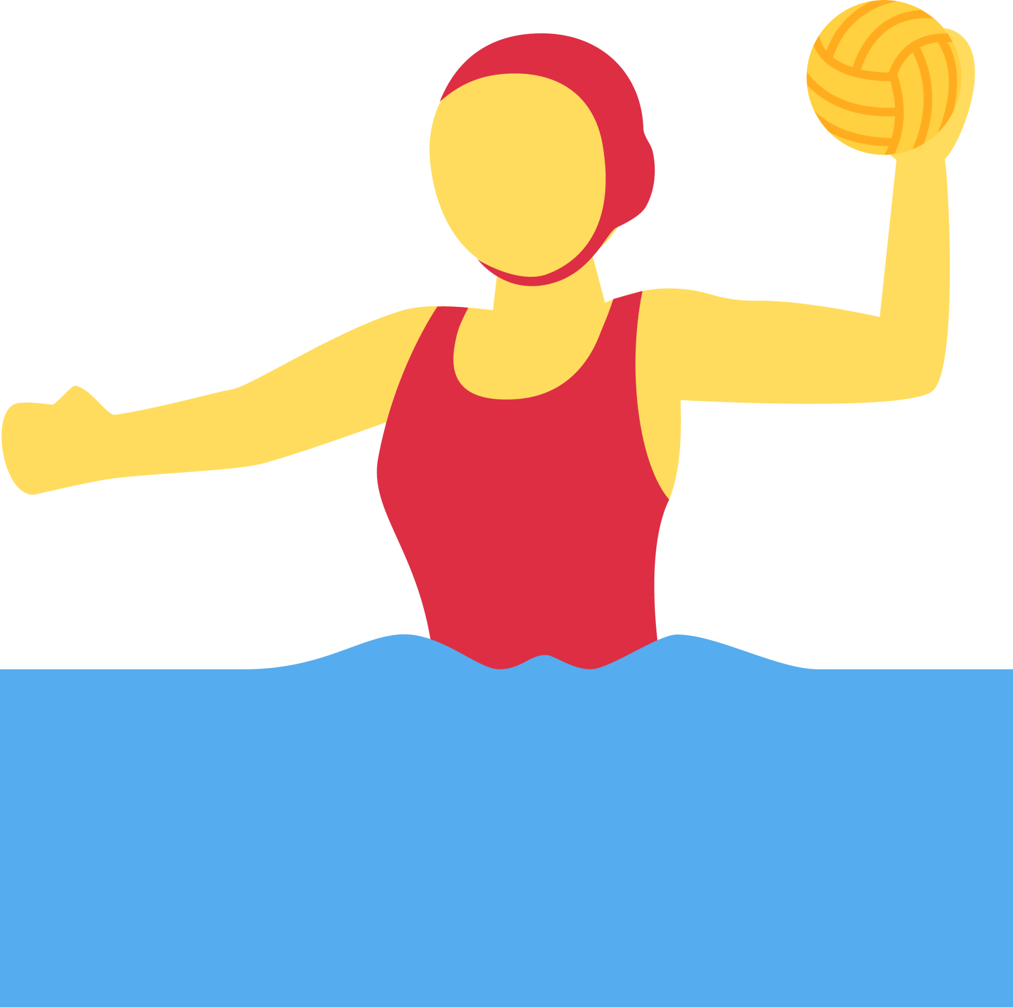 woman playing water polo emoji
