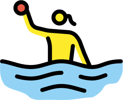 woman playing water polo emoji