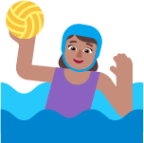 woman playing water polo medium emoji