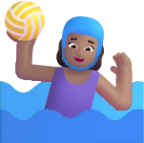 woman playing water polo medium emoji