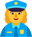 woman police officer default emoji