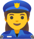 woman police officer emoji
