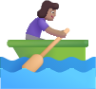 woman rowing boat medium emoji