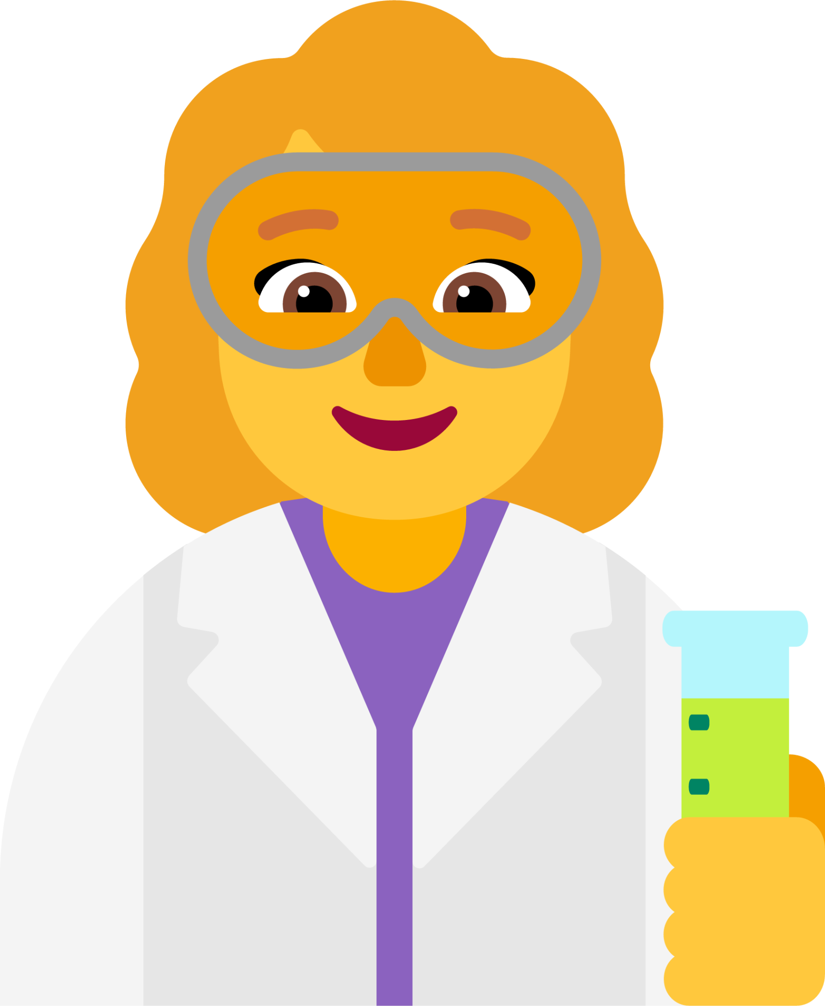 woman scientist default emoji
