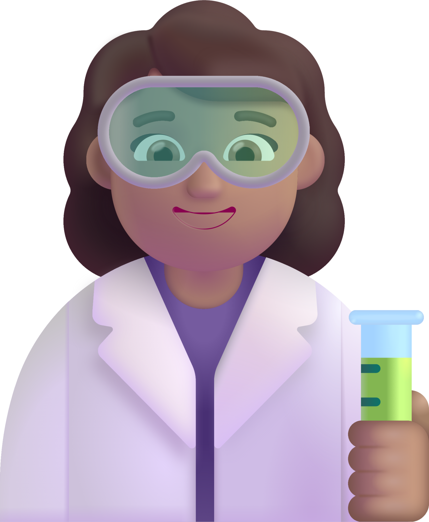 woman scientist medium emoji