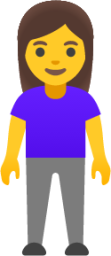woman standing emoji