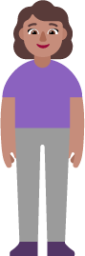 woman standing medium emoji