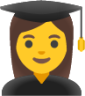 woman student emoji