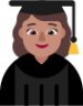 woman student medium emoji