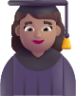 woman student medium emoji