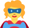 woman superhero emoji