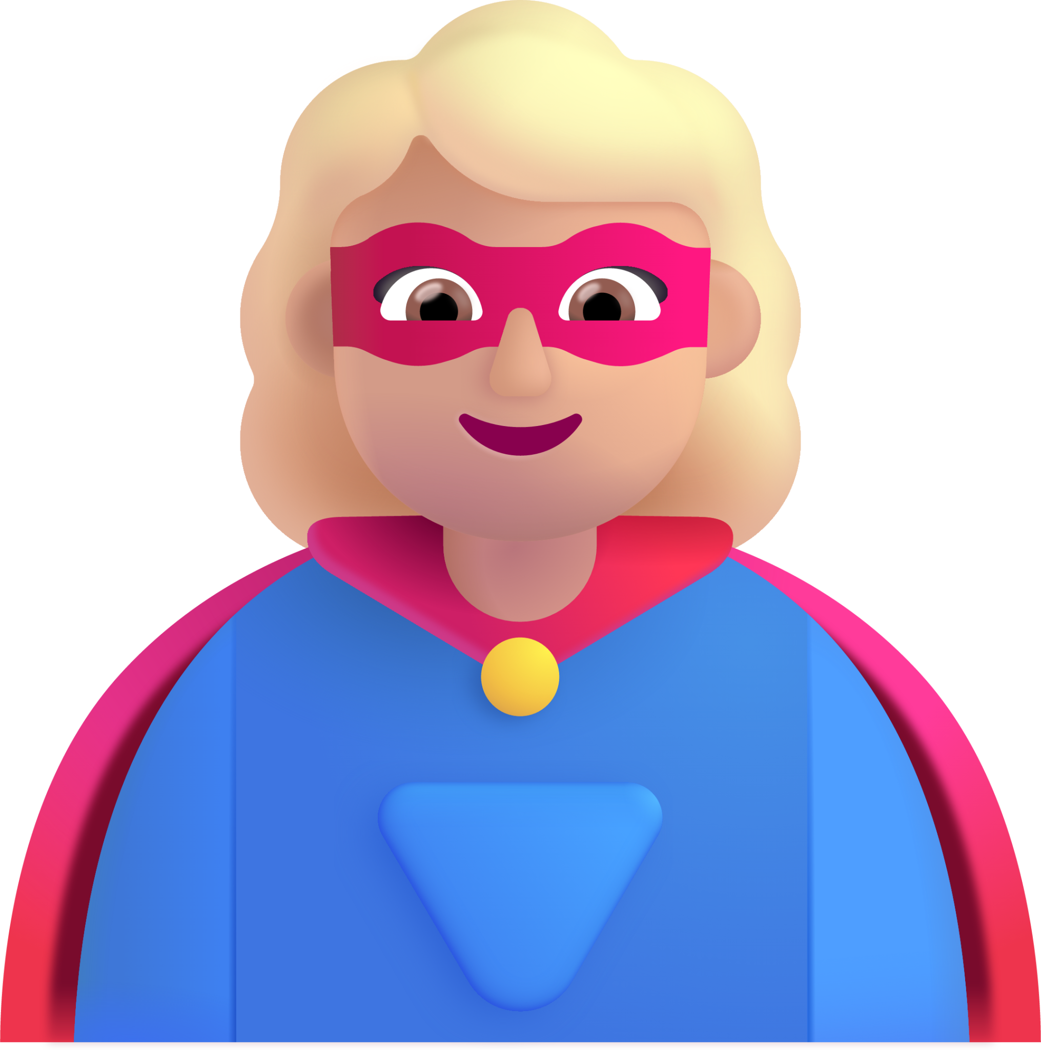 woman superhero medium light emoji