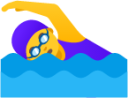 woman swimming emoji