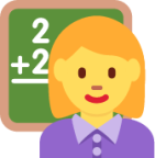 woman teacher emoji