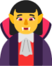woman vampire default emoji