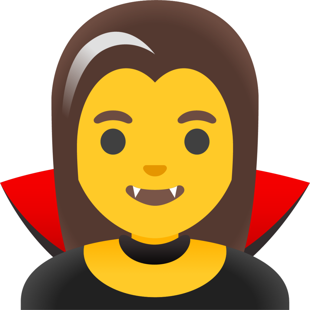 woman vampire emoji