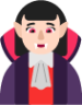 woman vampire light emoji