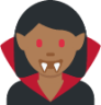 woman vampire: medium-dark skin tone emoji