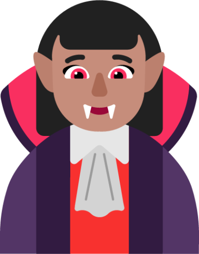 woman vampire medium emoji