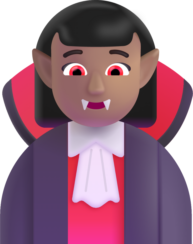 woman vampire medium emoji