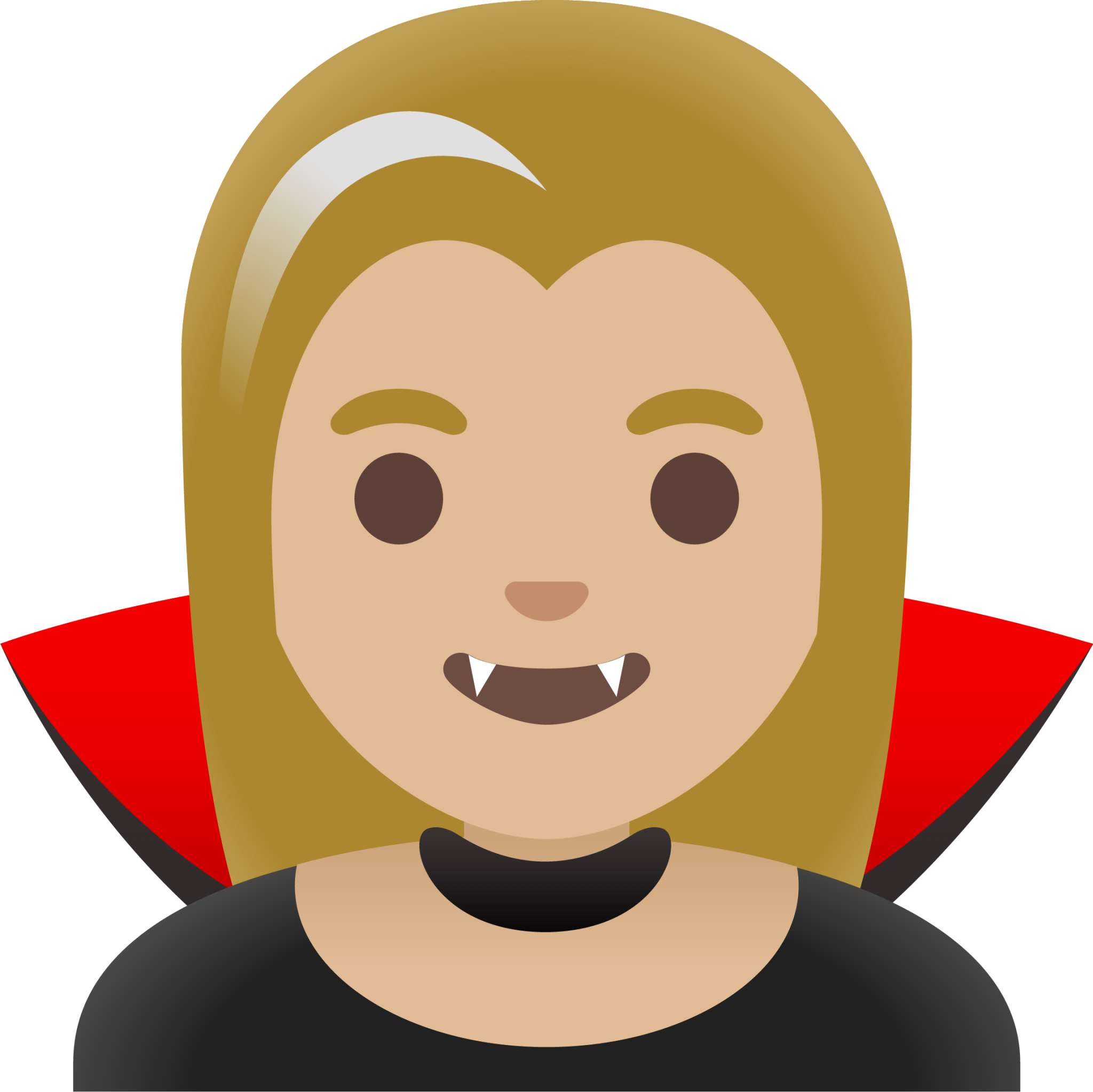 woman vampire: medium-light skin tone emoji