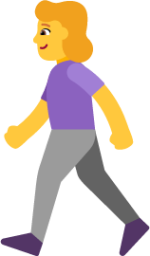 woman walking default emoji