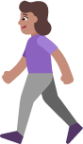 woman walking medium emoji