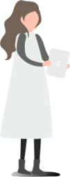 woman with dress and brown hair illustration