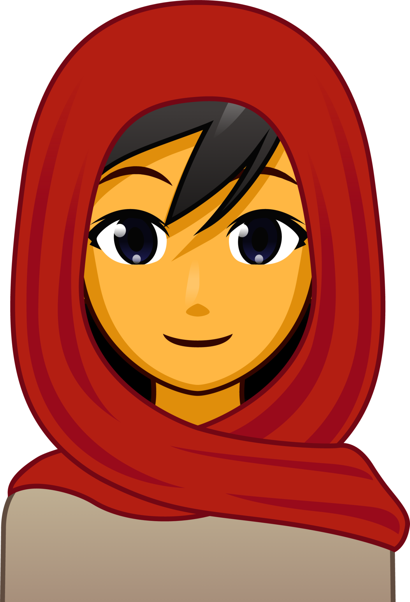 woman with head scarf emoji