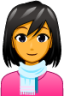 woman with scarf emoji