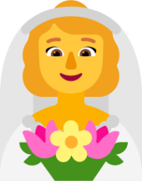 woman with veil default emoji