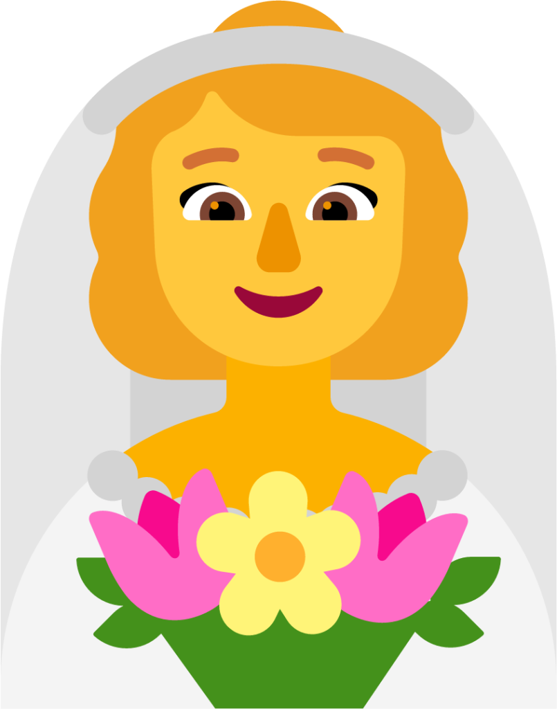 woman with veil default emoji